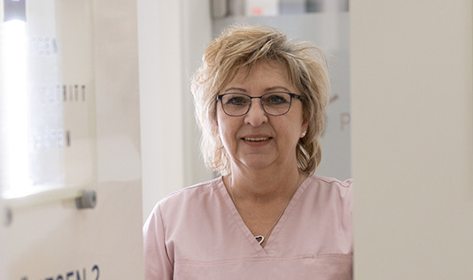 Stuhlassistenz, Kinder-Prophylaxe: Gabriele Prokop
