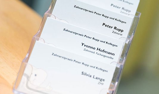 Zahnarztpraxis Peter Rupp in Gießen - Kontakt