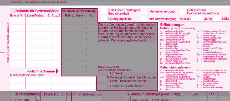 DentNet Ratgber - Heil- und Kostenplan - Teil1 - Abschnitt 1 - HKP