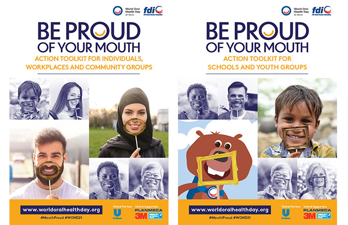 Plakat zum Welttag der Mundgesundheit 2021 Plakat zum Welttag der Mundgesundheit 2021